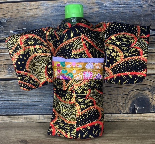 山葡萄網代編み500mlペットボトルホルダー 着物 ボトルホルダー 500ml ペットボトル | 手作り工房ゆたみ 山葡萄